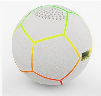 Mini Unique Design Boombox, Vinyl Record Player FM Radio Retro Car Soccer Ball with LED Bluetooth Speaker w/Enhanced FM Radio for Home and Outdoor Decor