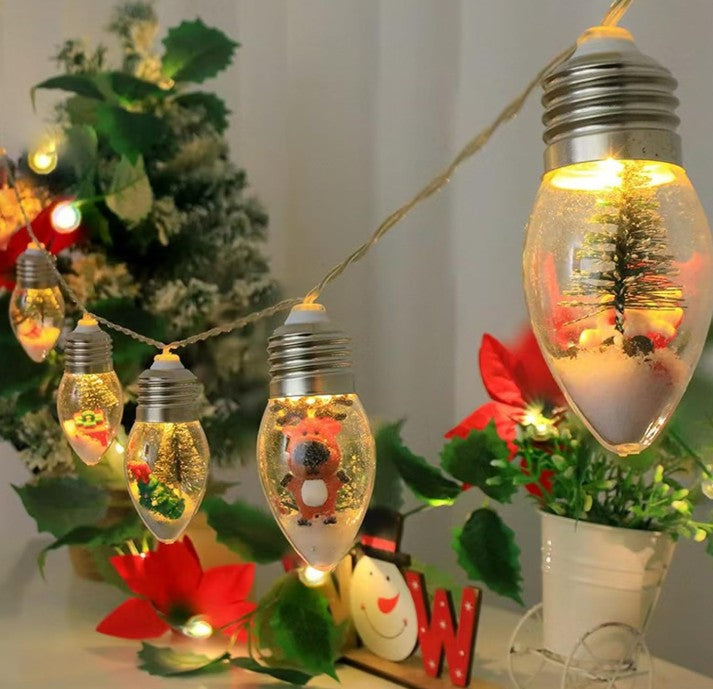 Christmas Gingerbread Decorations Candy Cane Beer Christmas Fairy Ladder Lights Bulbs Battery Operated and Plug in, Xmas Gingerbread Man String Lights Decorations Indoor