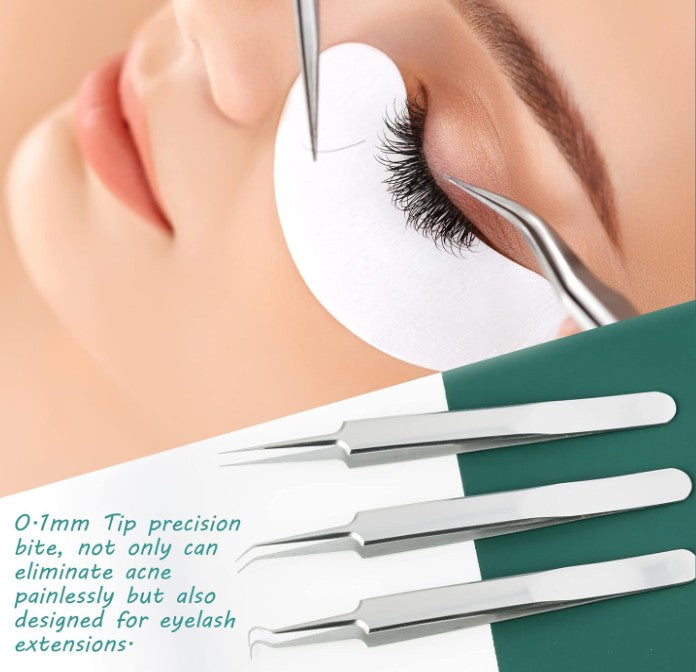 Blackhead Remover Tools, 16 PCS Pimple Popper Tool Kit, Acne Blackhead Tools for Blemish, 410 Premium Professional Stainless Acne Pimple Extractor Tool with Metal Box