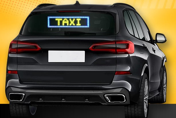 4 Expression and 4 Gestures Finger Car Auto Lights, Road Rage LED Sign for Car, Funny Hand Gesture Light for Car Back Window