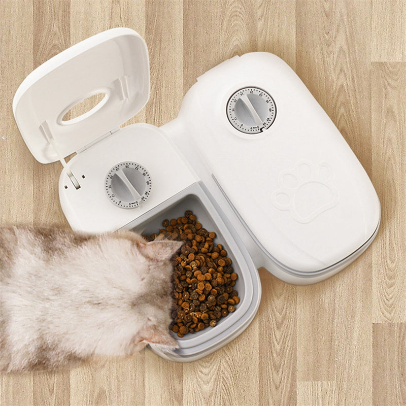 Automatic Timer Stainless Steel Smart Pet Feeder Food Dispenser for Cats Dogs Bowl Supplies