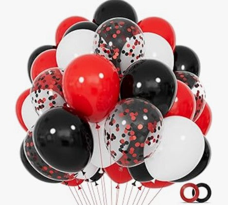 LED Clear LED 12-20in Glow in The Dark Black Purple Blue Pink Red Animal Helium Arch Balloons with String Lights 10-100 Packs