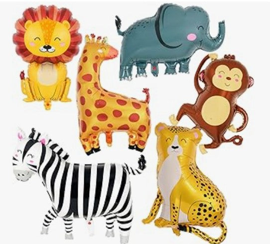 LED Clear LED 12-20in Glow in The Dark Black Purple Blue Pink Red Animal Helium Arch Balloons with String Lights 10-100 Packs