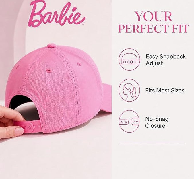 Barbie Ken Multi Color Letter Embroidered Adjustable Baseball Caps and Soft Cool Summer Hats Caps for Men Women Kids
