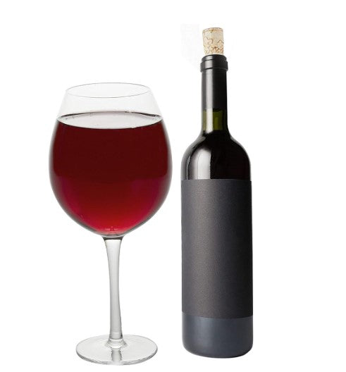 Extra Large Oversized Fun Giant 33.5 Oz Wine Glass that Holds a Full Bottle of Wine or XL Cocktail