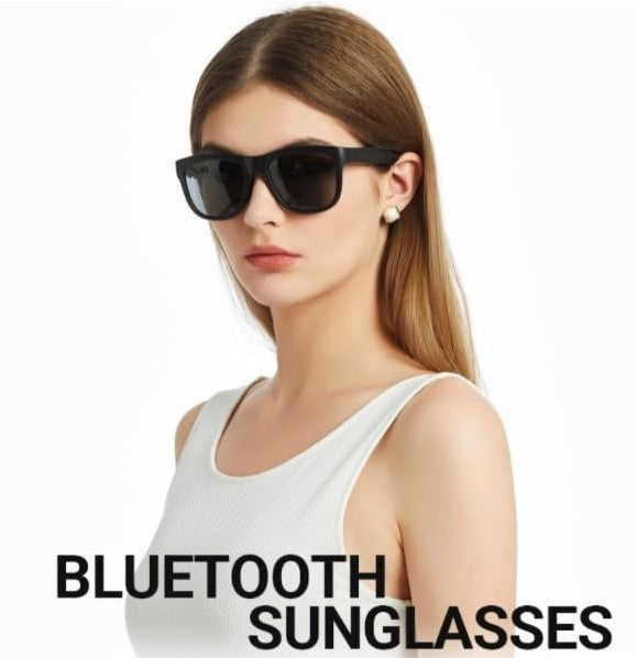 Smart Bluetooth Audio Sunglasses with Speaker UV400 Polarized lens Open Ear Music and Touch Control