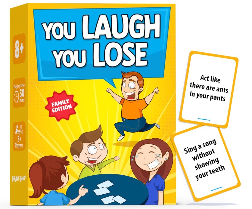 Funny Charades Kids Adults Games - Board Games for Kids & Teens Challenge - Sleepover Party Supplies for Girls, Birthday Game for Family, Kids & Girls