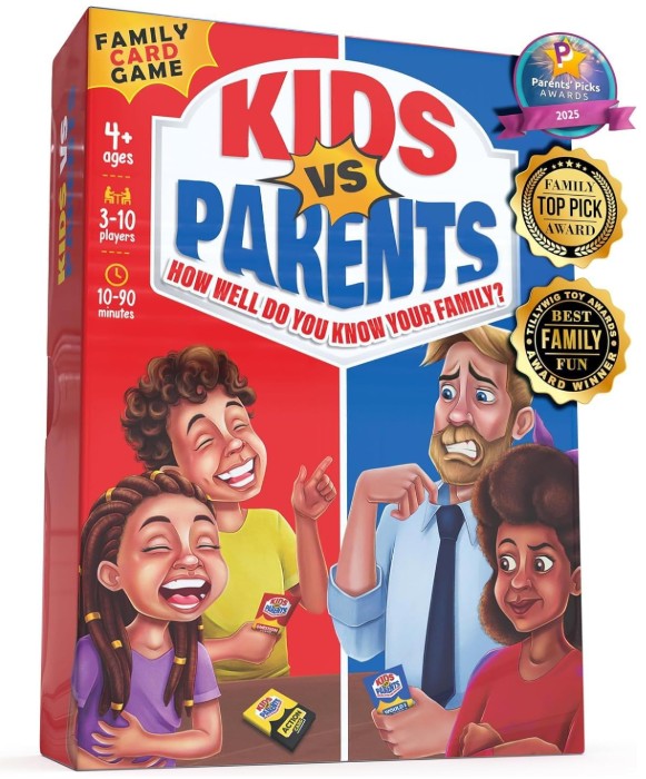 Funny Charades Kids Adults Games - Board Games for Kids & Teens Challenge - Sleepover Party Supplies for Girls, Birthday Game for Family, Kids & Girls