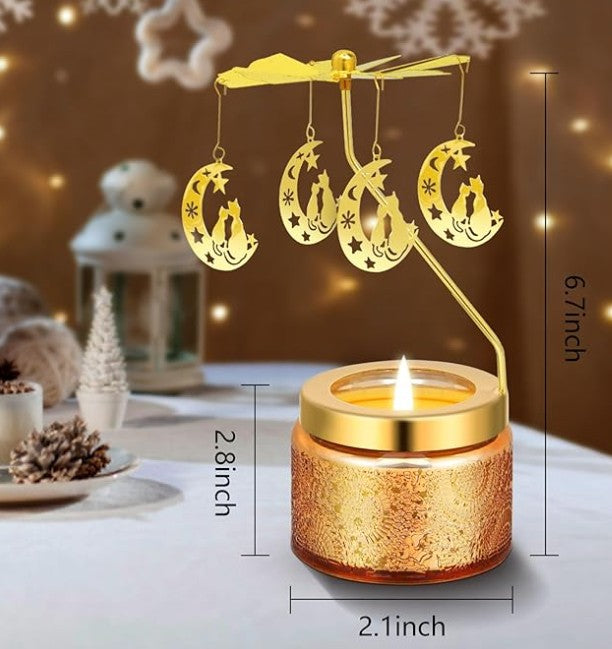 Rotating Scented Candles Gift Set