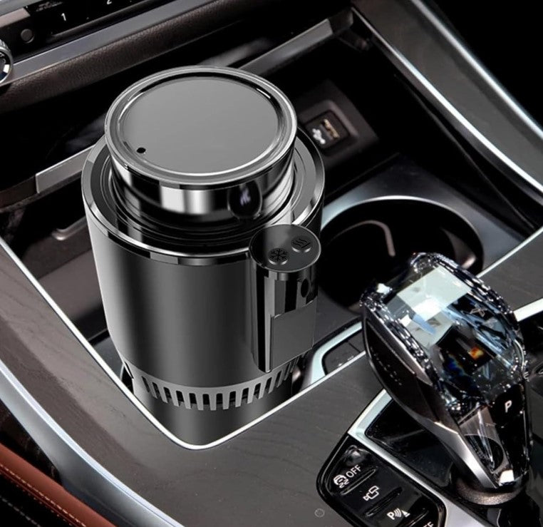 Smart Hot and Cold Portable Cup Holder Insulated Electric Beverage Mug for Car Automobile Truck Home Office Travel