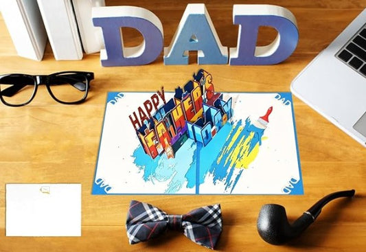 3D Pop Up Light Up in Sync to Music Funny Poop Cat Record Dill Creative Sayings Happy Birthday Father's Day Graduation Cards