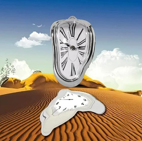 Inspired by Salvador Dali Generic Creative Funny Melting Clock Roman Numeral Dial Silent Movement Gift