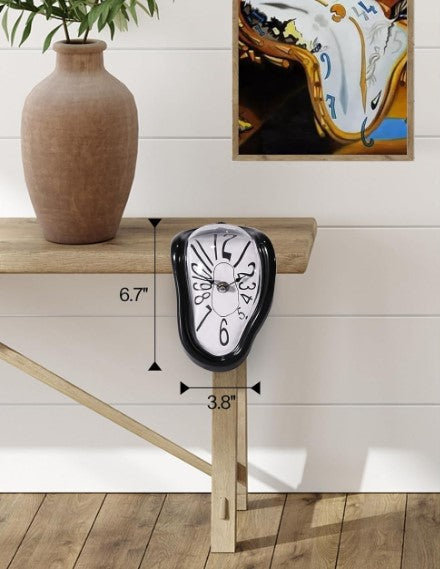 Inspired by Salvador Dali Generic Creative Funny Melting Clock Roman Numeral Dial Silent Movement Gift