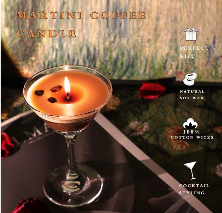 Espresso Martini Candle, Coffee Scented Candle, Coffee Lover Gift for Women Girls, Funny Candle Decor for Home Bedroom