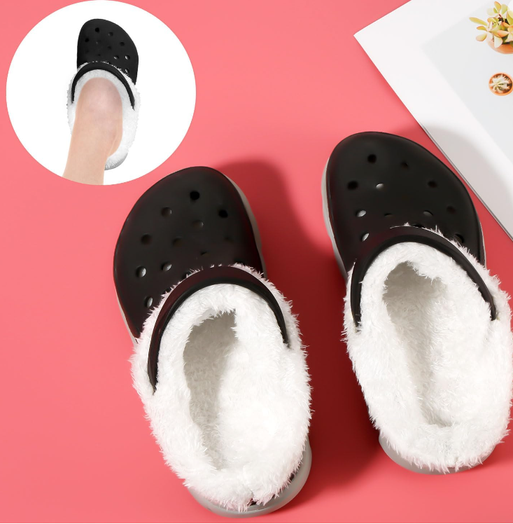 Warm Fur Insole Liners Inserts For Shoes Crocs Clogs Slippers