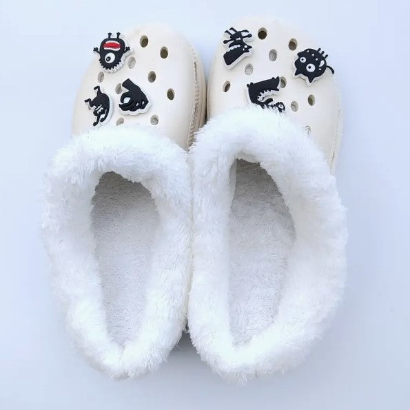 Warm Soft Cozy Fur Insole Liners Inserts for Shoes Crocs Clogs Slippers Slides Boots