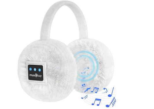 Bluetooth Headphones Earmuffs Ear Warmers Wireless Headphones with Built-in HD Speakers
