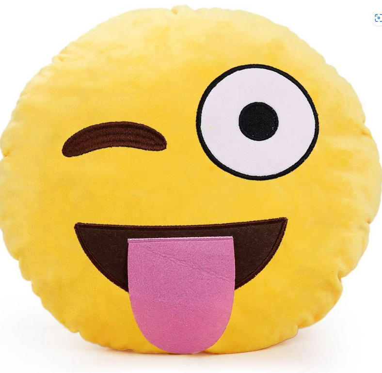 Emoji Laughing Angry Sleepy Kissing Emoticon Cushion Soft Stuffed Plush Couch Bed Pillows