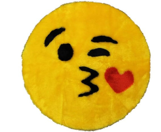 Emoji Rug Soft Carpet and Cute Emoji Mat Classic Face for Any Room Dorm Bedroom Bathroom Kids Room