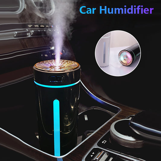 Air Humidifier Purifier Diffuser Wireless with Colorful Lights for Auto