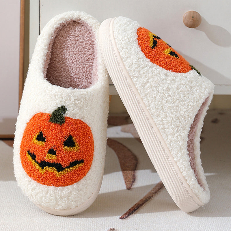 Halloween Pumpkin Cartoon Designed Slippers