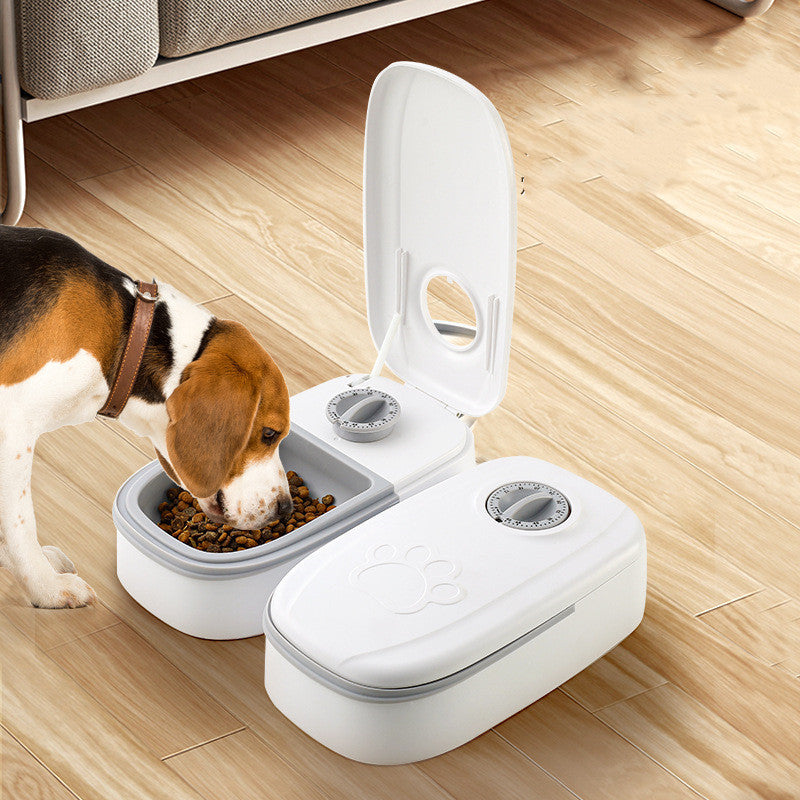 Automatic Timer Stainless Steel Smart Pet Feeder Food Dispenser for Cats Dogs Bowl Supplies