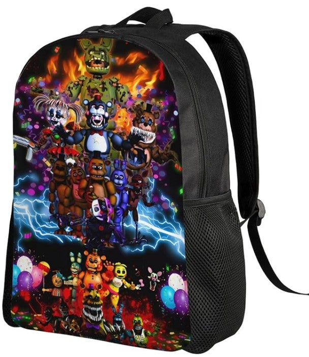 Five Nights at Freedys FNAF Travel Daypack Sports Laptop Bag Backpack for Men and Women