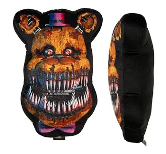 Five Nights at Freddy Fnaf Movie Soft Warm Fleece Flannel Linen Throw Couch Chair Bed Spread Blanket and Chica Freddy Head Pillows