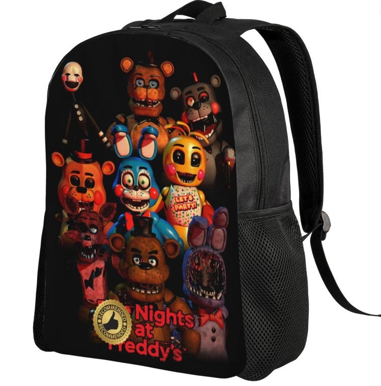 Five Nights at Freddy FNAF Travel Daypack Sports Laptop Bag Backpack for Men and Women