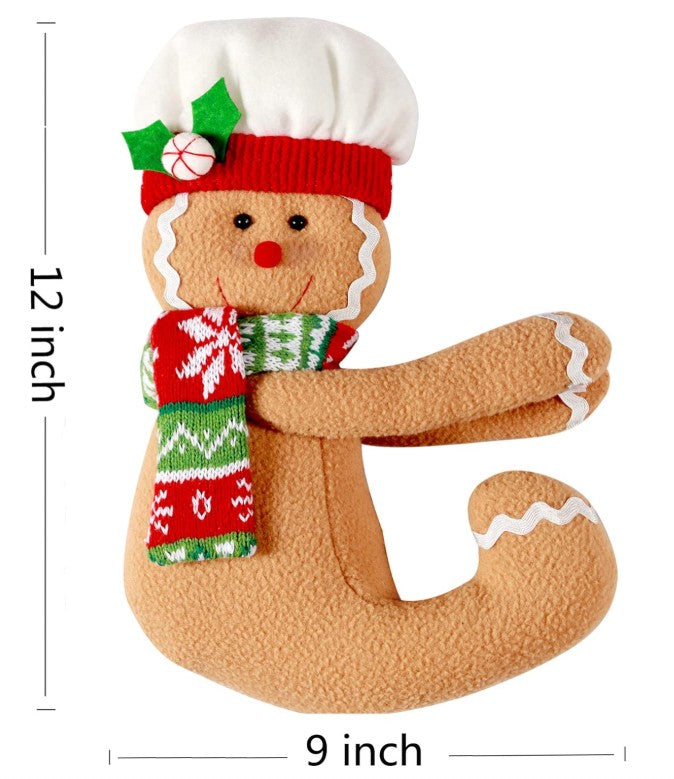 Christmas Ornament Funny Unique Wine Cup Green Grinch Candy Gingerbread Nutcracker Wall Mount Hanging Decorations for Tree Wall, Indoor Holiday Decor