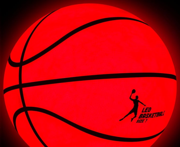 Glow in The Dark Light Up LED Basketball Football for Teens Boys Girls Kids Athletes Toy for Night Ball Games