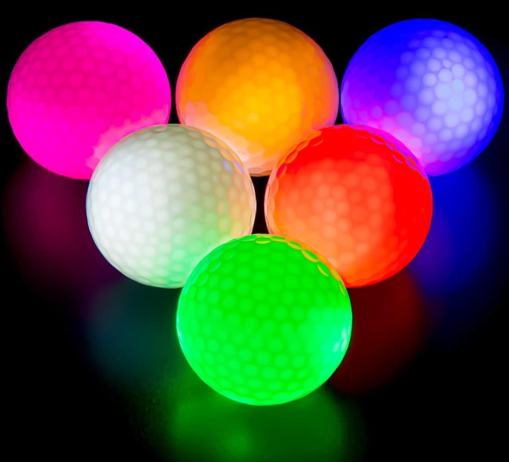 Assorted Golf Balls 6-12 PCS Training Sports Neon Emoji Golf Balls for Gift Practice Driving Range Novelty Fun for Golfer Adults Kids