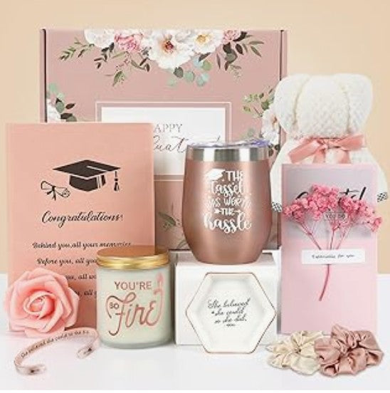 Gifts Basket Bundle for Her Him for birthday Anniversaries Holidays High School College Graduations SPA Day Gifts Cool Gifts Box for Girls Boys