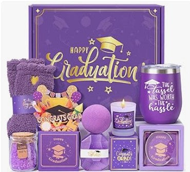 Gifts Basket Bundle for Her Him for birthday Anniversaries Holidays High School College Graduations SPA Day Gifts Cool Gifts Box for Girls Boys