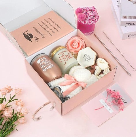 Gifts Basket Bundle for Her Him for birthday Anniversaries Holidays High School College Graduations SPA Day Gifts Cool Gifts Box for Girls Boys