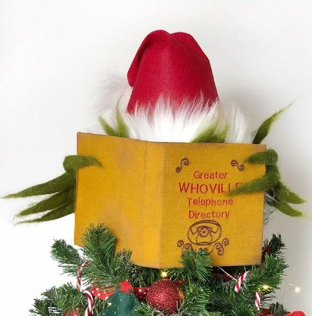 Grinch Green Whoville Christmas Front Door Tree Ornaments and Holiday Lights Decorations