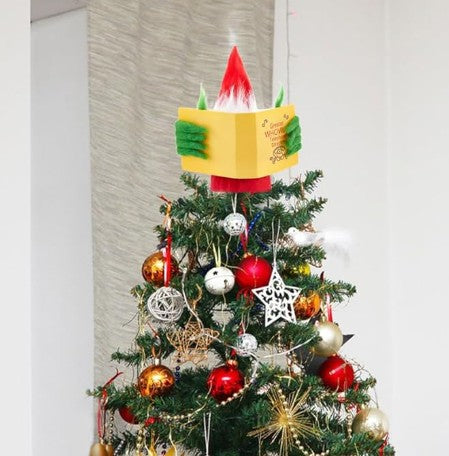 Grinch Green Whoville Christmas Front Door Tree Ornaments and Holiday Lights Decorations