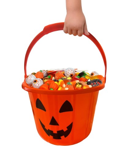 Halloween LED Pumpkin Orange Green Purple Reuseable LED Lamp Light Up Bucket Home Party Decoration for Safety for Trick or Treating