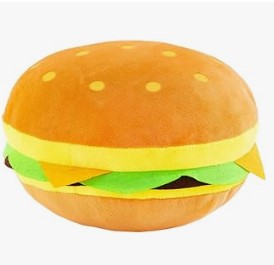 3D Big Funny Food Pizza Donut Hamburger Hotdog Cookie Inspired Design Soft Nap Cushion Decorative Couch Bed Throw Pillows