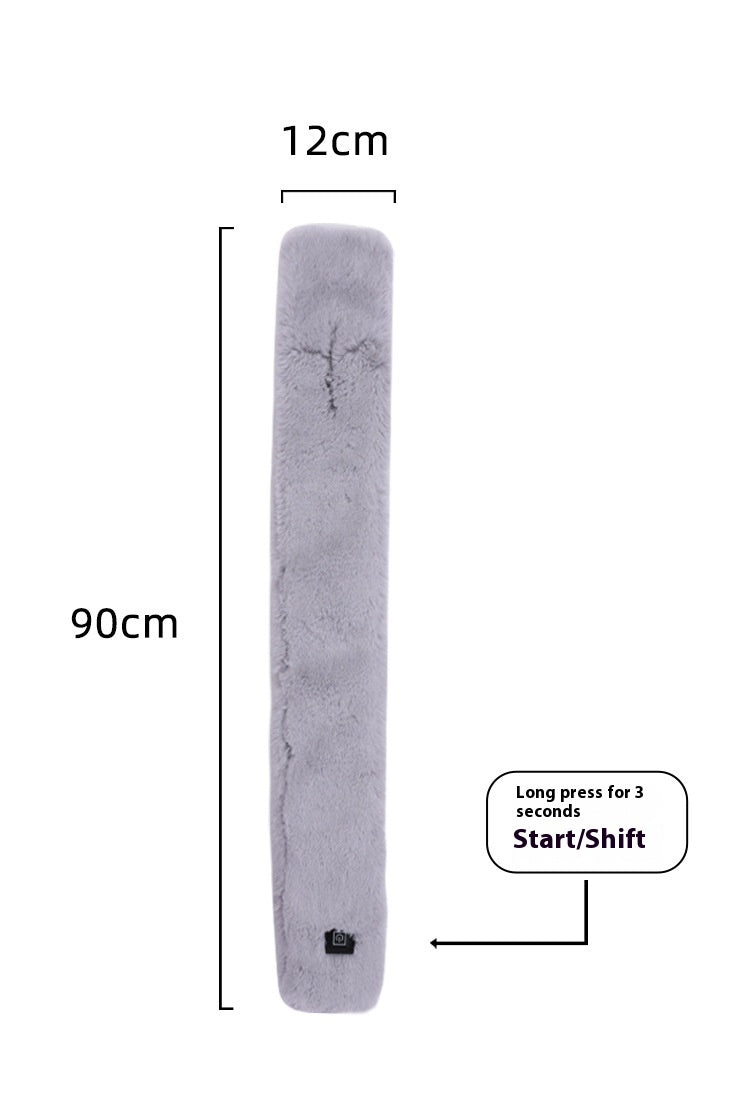 Heating Scarf USB Electric Heated Neck Wrap Heating Pad Pain Relief Three-gear Temperature Control Neck Warmer For Women Men