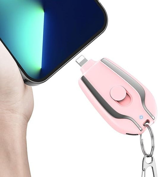 Mini Smartphone Emergency Portable Lightweight Power Bank with Keychain for I phone