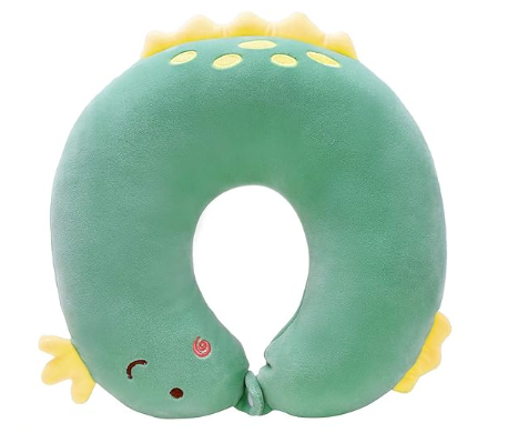 Animal Design Soft Neck Head Chin Travel Pillow for Kids and Toddlers