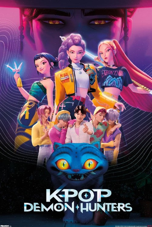 K-pop Demon Hunters Slayer (2025) - Group Wall Poster, 34L" x 22.4W", Unframed Home Room Decor