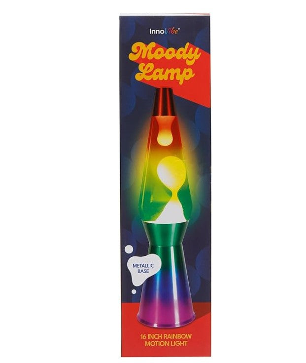 16" Rainbow Moody lamp, 7 Vibrant Colors Soothing Ambiance Light, Gift for Kids, Home Office Lamp