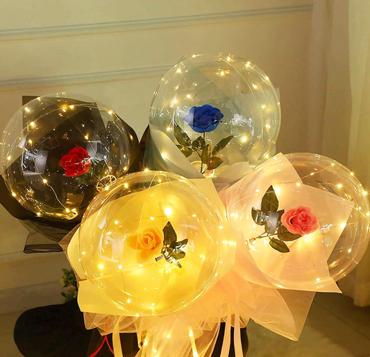 LED Clear LED 12-20in Glow in The Dark Black Purple Orange Arch Halloween Helium Balloons with String Lights 10-30 Packs