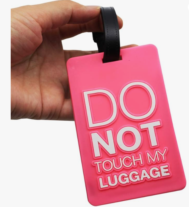 Creative Unique Funny Leather Luggage Suitcase Bag Travel Tags Accessories