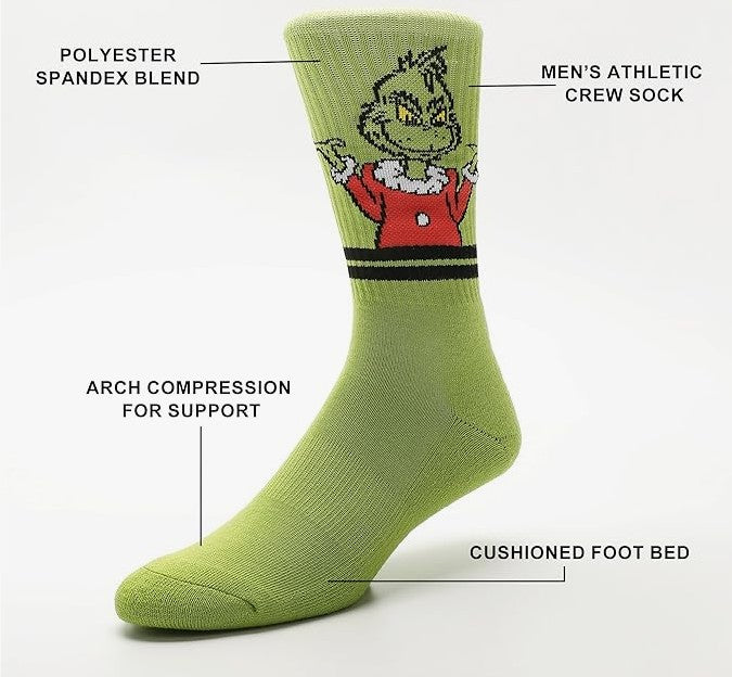 6 PCS Winter Christmas Socks for Men Women, Warm Soft Novelty Crew Socks for Christmas Holiday, Birthday Gift