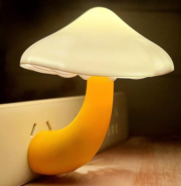 Mushroom-shaped LED Lights With Automatic Sensors, Indoor Decoration Lamps for Hallways Bedrooms Nursey Kitchen Stairs