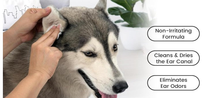 3-in-1 Pet Wipes for Dogs & Cats – Dog Ear Wipes, Dog Eye Wipes & Dog Wipes, Cat Ear Wipes, Cat Eye Wipes & Cat Wipes, Hypoallergenic Pet Grooming Wipes, Best Puppy Wipes 3 Pack