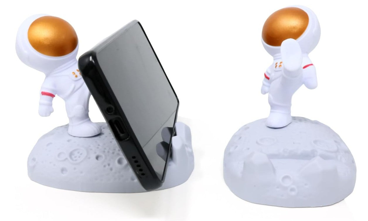 Cute Cell Phone Holder Stand for Desk, iPhone Mount for Office Tablet Accessories Gifts, Cool Desktop Decor Gadgets to Support Your Cellphone for Men Women Boys Girls